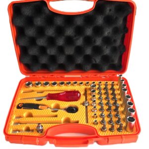 Rico 1/4 Lokma Takımı Seti 60 Parça 6 Köşe Küçük Lokma Takımı Mini Set Uzun Kısa lokmalar