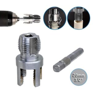 6423 PVC PPRC Boru İç ve Dış Diş Açma Aparatı 1/2" (20 mm)