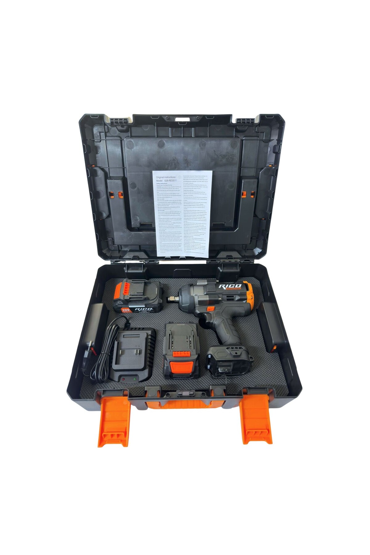 028-RE0011 1/2 Kömürsüz Çift Akülü Darbeli Somun Sıkma 1300 Nm - Görsel 3