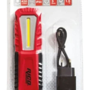 Rico RC-0038 420 Lümens Şarjlı ,mıknatıslı Ayaklı ,askılı LED El Feneri