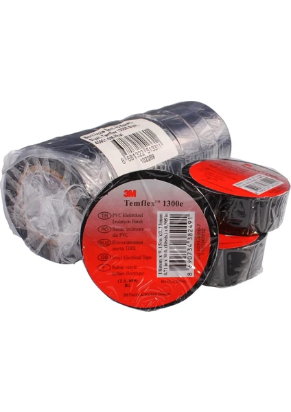 3M Temflex Pvc Elektrik Izole Bant 30'lu
