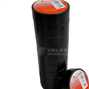3M Izole Bant 18 mm Siyah (Kırmızı Etiket) (10 Adet)