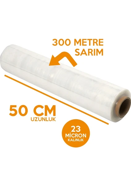 Pack T-Rex Ultra Mega Boy Eşya Mobilya Sarma Koruma Ambalaj Streci Taşıma Taşınma Koli Streci Streç 3200 gr net ağırlık
