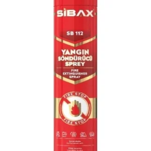 Sibax SB112 Yangın Söndürücü Sprey 1000 ml Cilde Zararsız Çevre Dostu Yangın Söndürücü