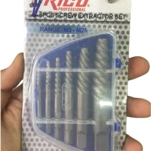 Rico RC3216 Ters Klavuz Vida Civata Sökme Seti Takımı 6 Parça